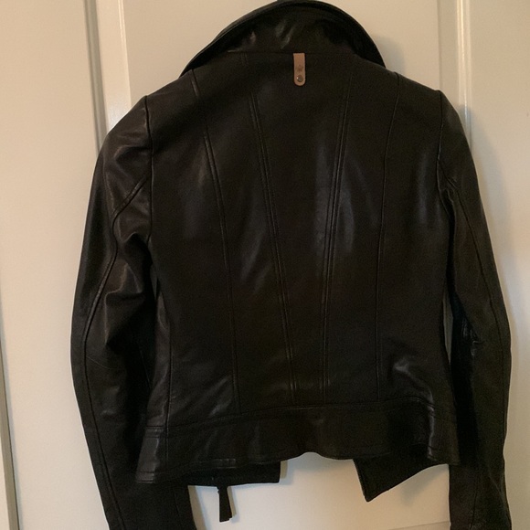 Mackage leather biker jacket - Picture 10 of 12